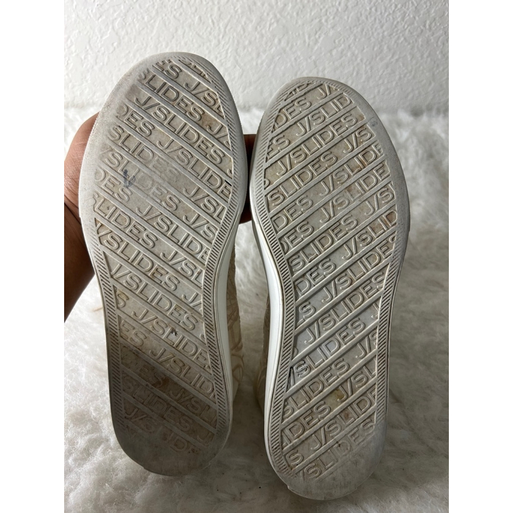J Slides Gesell Transparent Flower Sneakers Women Size 7 - Picture 6 of 7